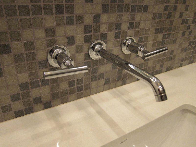 Bathroom sink detail